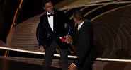 Cena após Will Smith dar um tapa em Chris Rock - Getty Images