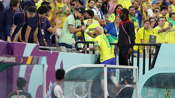 Neymar comemorando gol - Getty Images