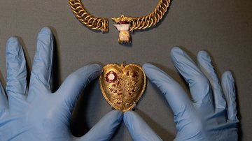 Pingente de ouro da era Tudor - Getty Images
