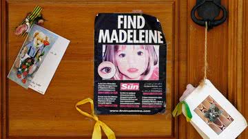 Cartaz sobre o desaparecimento de Madeleine McCann - Getty Images