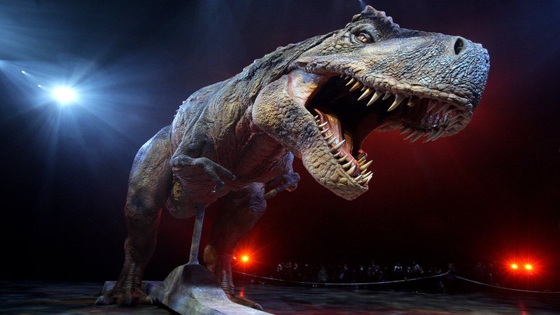 Curiosa reprodução do T-Rex