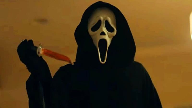 O assassino Ghostface em 'Pânico' - Divulgação/Paramount Studios