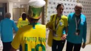 Registros dos ataques sofridos por Gilberto Gil e Flora Gil durante Copa do Mundo do Qatar - Reprodução/Vídeo