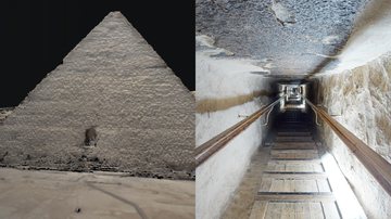 A reprodução da Pirâmide de Gizé - Reprodução/Digital Giza