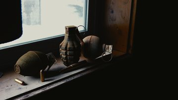 Imagem ilustrativa de munição e granada - Foto de GooKing, via Pixabay