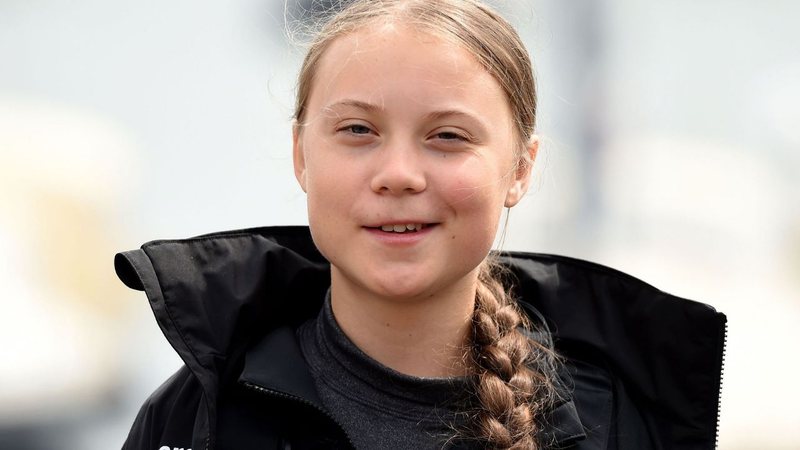 Greta Thunberg, em 2019 - Getty Images