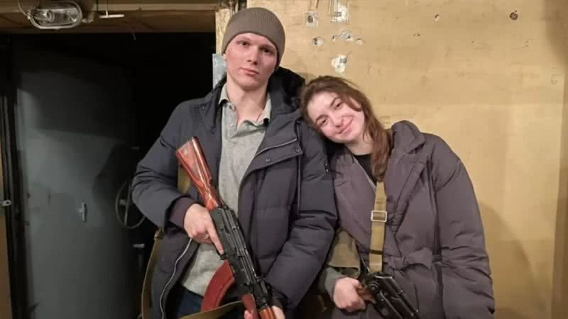 Yaryna Arieva e Sviatoslav Fursin, casal de ucranianos