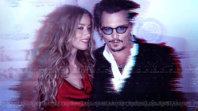 Imagem de divulgação de 'Depp x Amber Heard', na Netflix - Divulgação/Netflix