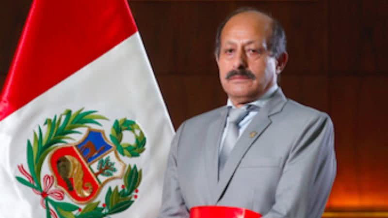 O primeiro-ministro do Peru, Héctor Valer - Domínio Público via Wikimedia Commons