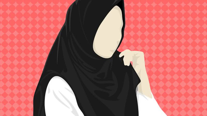 Imagem ilustrativa de mulher iraniana utilizando o 'hijab' - Pixabay
