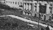 Pessoas em Viena no dia 15 de março de 1938 - Arquivo Nacional dos EUA em Washington, DC