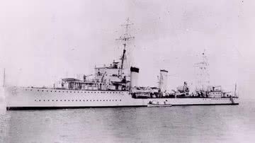 O navio HMS Keith - Imperial War Museum
