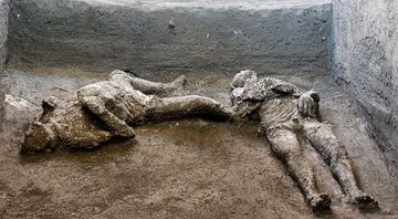 Imagem dos restos encontrados em Pompeia - Divulgação/Parque Arqueológico de Pompeia