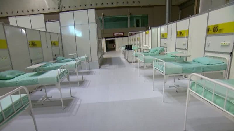 Hospital de campanha em Minas fechará sem receber nenhum paciente - Divulgação - Youtube