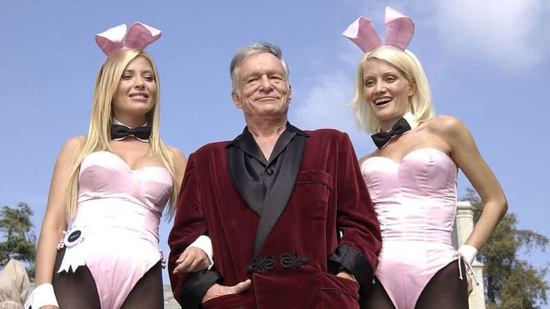 O fundador da Playboy, Hugh Hefner
