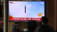 Lançamento de míssil norte-coreano no mês passado - Getty Images