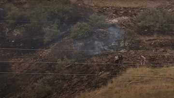 Fotografia mostrando trecho queimado - Divulgação/ Youtube/ NBC