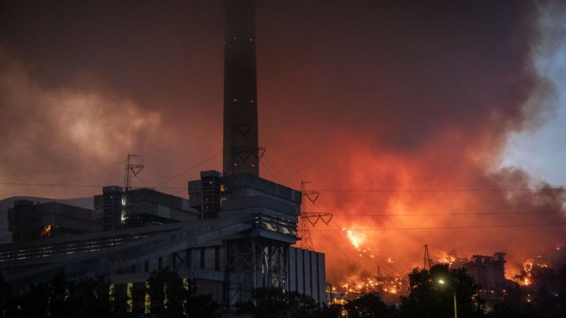 Incêndio atinge a cidade de Mugla, na Turquia - Getty Images