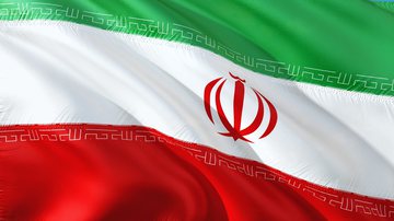 Imagem ilustrativa de bandeira do Irã - Imagem de jorono por Pixabay