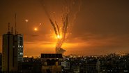 Fotografia tirada em meio à guerra entre Israel e o grupo islamista palestino Hamas - Getty Images