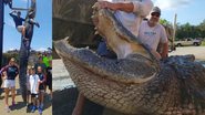 Crocodilo capturado na Flórida - Reprodução / Capitão Kevin Brotz