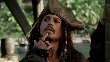 Johnny Depp como Jack Sparrow em Piratas do Caribe - Divulgação/Disney