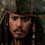 Johnny Depp como Jack Sparrow em Piratas do Caribe