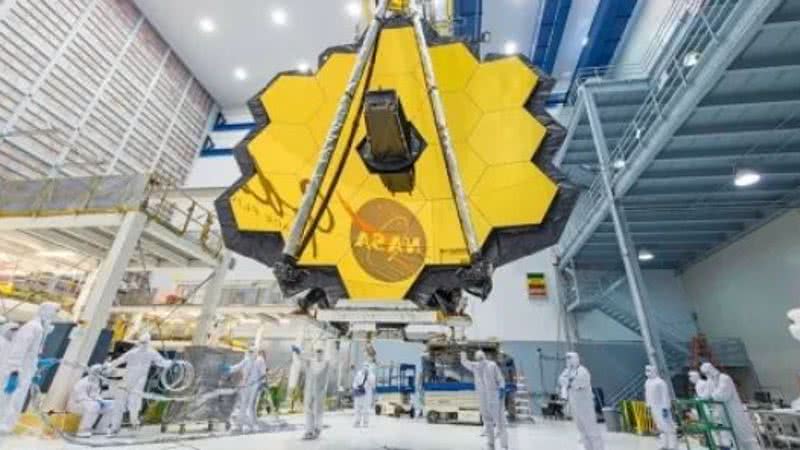 Telescópio James Webb, que custou US$ 10 bilhões - Divulgação / NASA