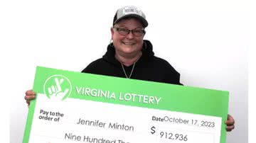 Jennifer Minton - Divulgação/Virginia Lottery