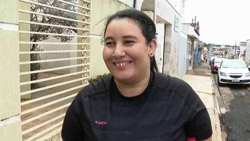 Jéssica Barros em entrevista - Divulgação/ Reportagem/ Globo