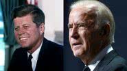 Os presidentes americanos John Fitzgerald Kennedy e Joe Biden - Wikimedia Commons e Getty Images