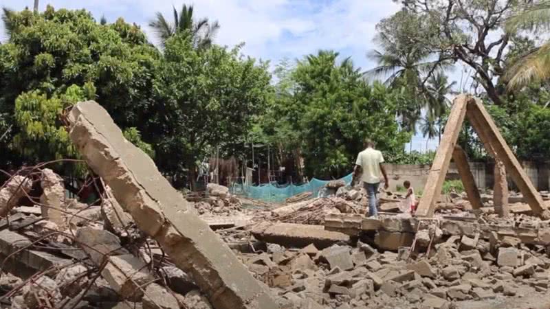 Destruição no Norte de Moçambique - Divulgação