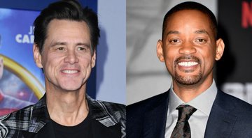 Os atores Jim Carrey e Will Smith - Getty Images