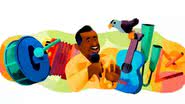 Doodle do Google em homenagem ao cantor, João do Vale. - Reprodução/Google