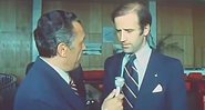 Joe Biden sendo entrevistado na URSS em 1979 - Divulgação / Companhia Estatal de Transmissão de Rádio e Televisão