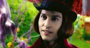 Johnny Depp como Willy Wonka - Divulgação/Warner Bros