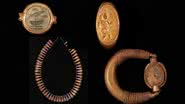 Joias encontradas pelos arqueólogos - Divulgação/Ministry of Tourism and Antiquities