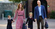 Fotografia de Kate Middleton, Príncipe William, a princesa Charlotte e o príncipe George - Getty Images