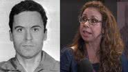 O assassino em série Ted Bundy e Kathy Kleiner Rubin, respectivamente - Divulgação/ Domínio Público e Divulgação/ Youtube/ Oxygen