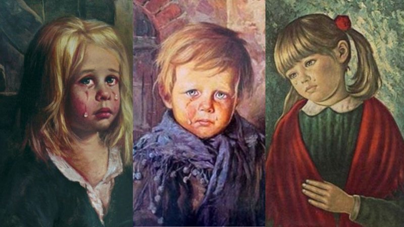 Algumas pinturas das Crianças Chorando - Wikimedia Commons
