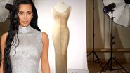 Kim Kardashian e o vestido de Monroe em montagem - Getty Images/ Divulgação/Vídeo/Youtube