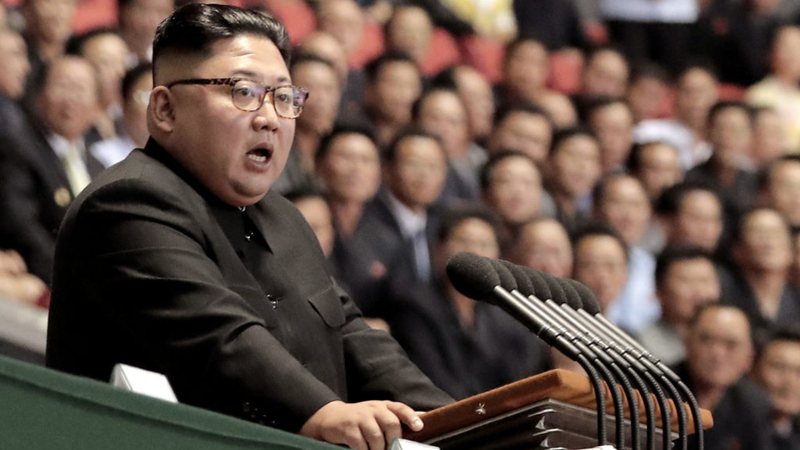 O líder da Coreia do Norte Kim Jong-un - Getty Imagens