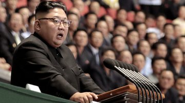 O líder da Coreia do Norte Kim Jong-un - Getty Imagens