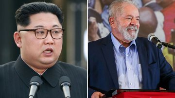 Kim Jong-Un e o presidente Lula - Getty Images