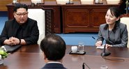 Kim Jong-un e Kim Yo-jong, em 2018 - Getty Images