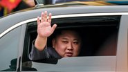 Imagem de Kim Jong-un em carro - Getty Images