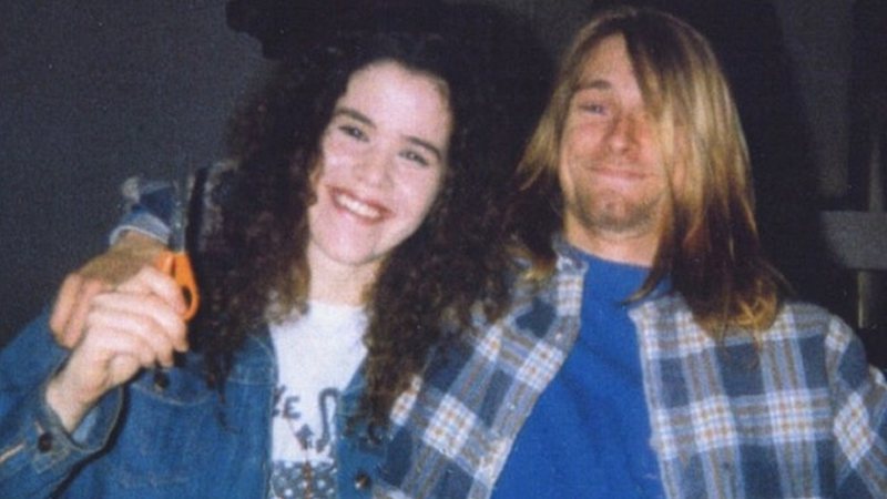 Kurt ao lado da cabelereira Tessa Osbourne - Iconic Auctions