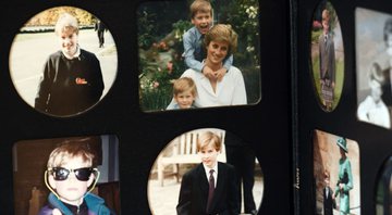 Fotos de Diana ao lado de William e Harry - Getty Images