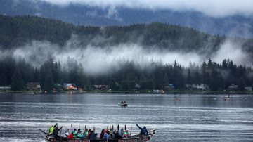 Lago em Juneau no Alasca - Getty Images