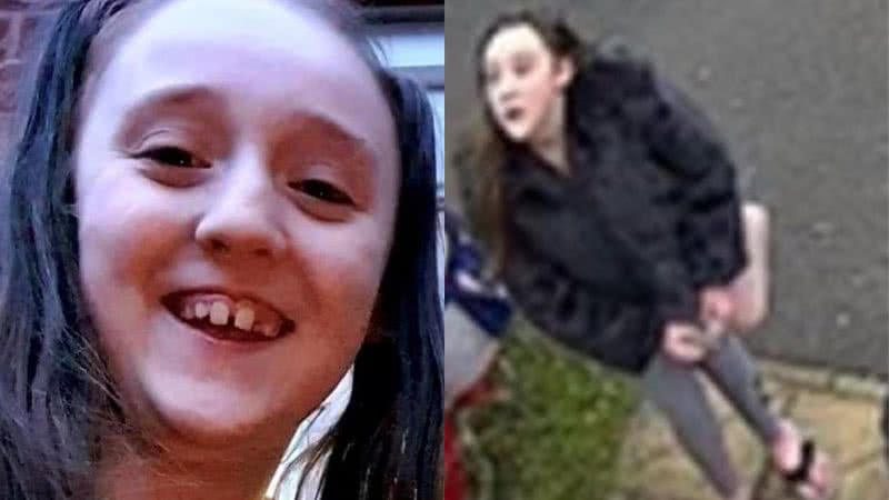 Fotografias da pequena Leona Peach, desaparecida desde o dia 20 de dezembro - Divulgação/ Polícia de Devon